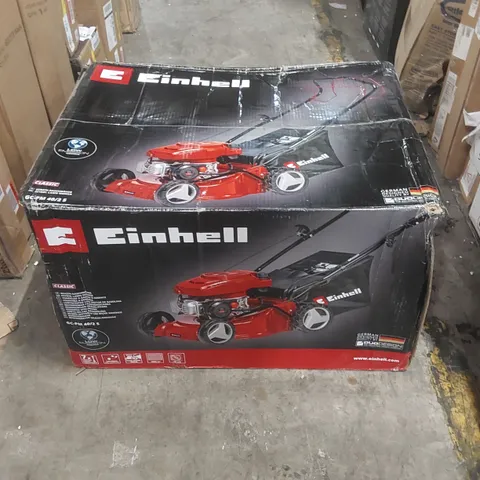 BOXED EINHELL GC-PM 40/2 S PETROL LAWN MOWER 