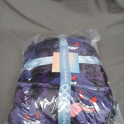 SEALED OODIE HOODED OVERSIZED BLANKET - GENGER POKEMON
