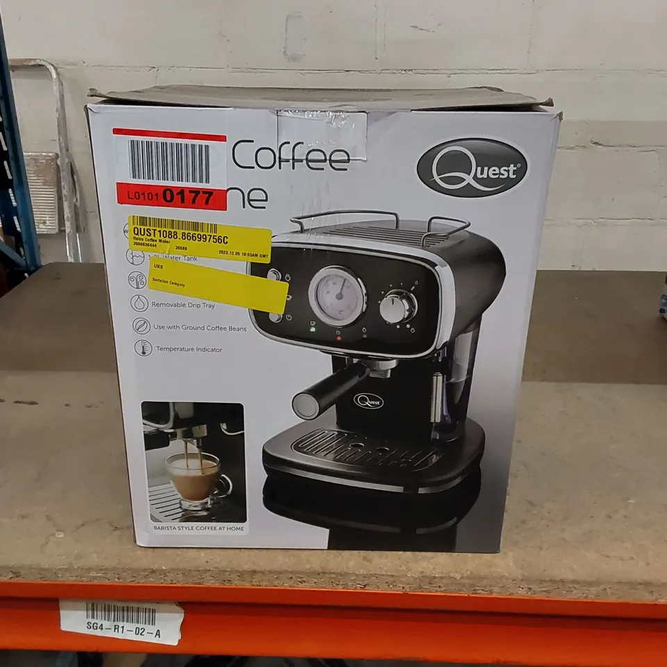 BOXED QUEST RETRO COFFEE MAKER