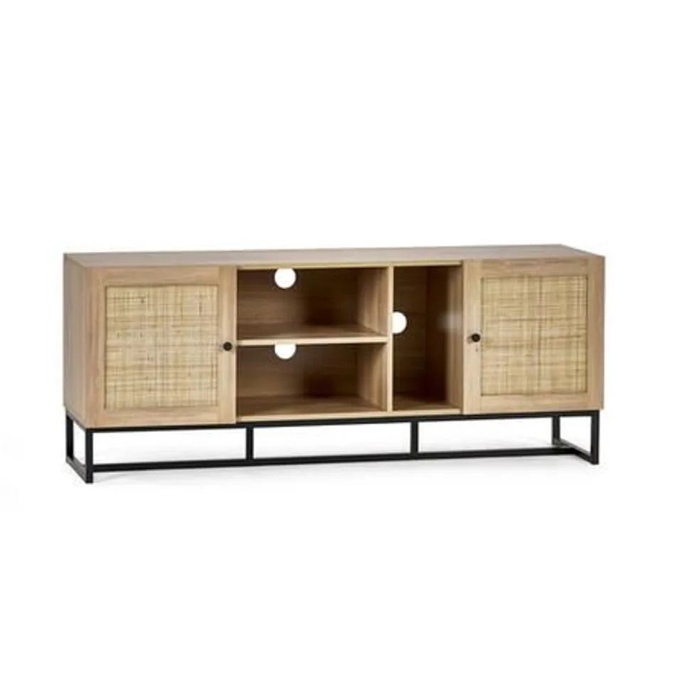 BOXED TV UNIT - OAK (1 BOX)