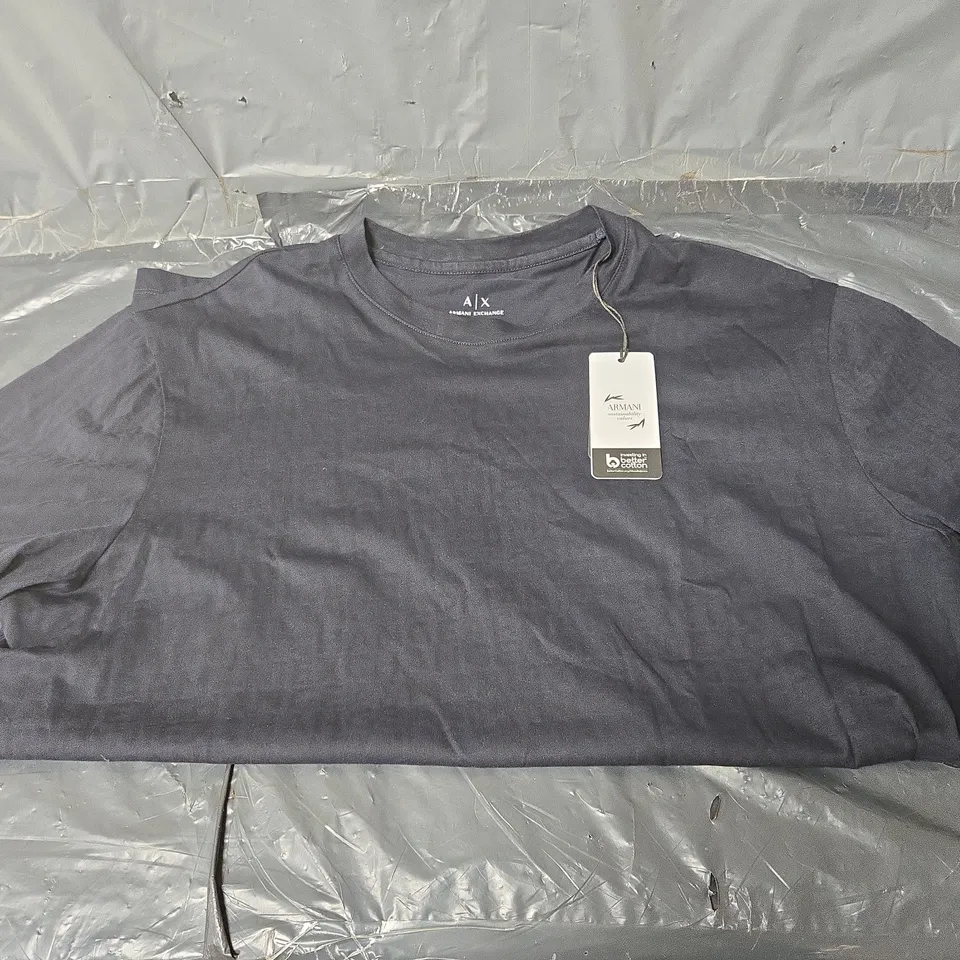 ARMANI EXCHANGE REGULAR FIT ALL OVER LOGO LARGE TEE 