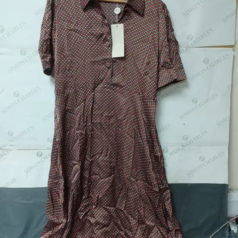 finery ladies jaella dress black geo size 18