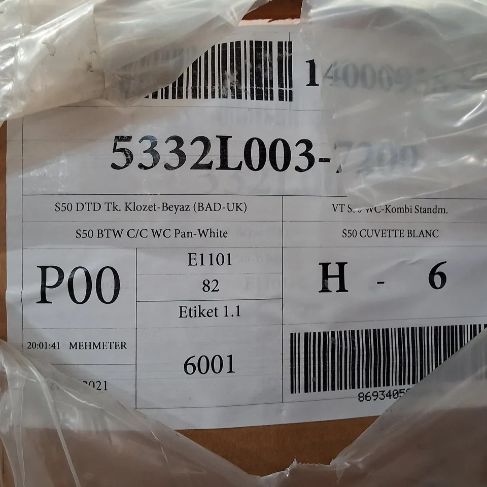 PALLET CONTAINING APPROXIMATELY 6 VITRA
S50 CLOSE COUPLED FULLY BACK TO WALL TOILET PAN