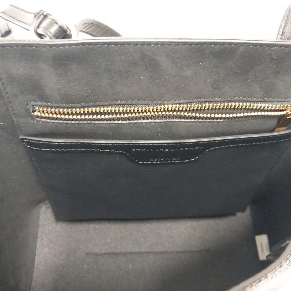 STELLA MCCARTNEY TIGER TOTE BLACK HANDBAG