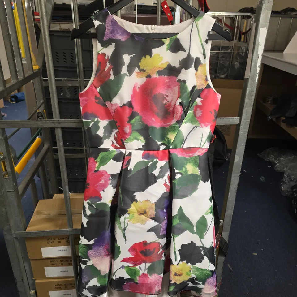 LIBRA FLORAL PRINT DRESS, UK 10