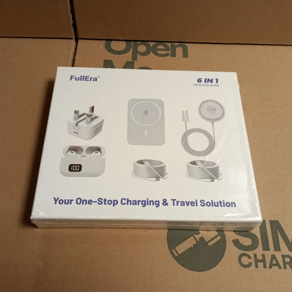 FULLERA 6-IN-1 TRAVEL CHARGING KIT – BOXED