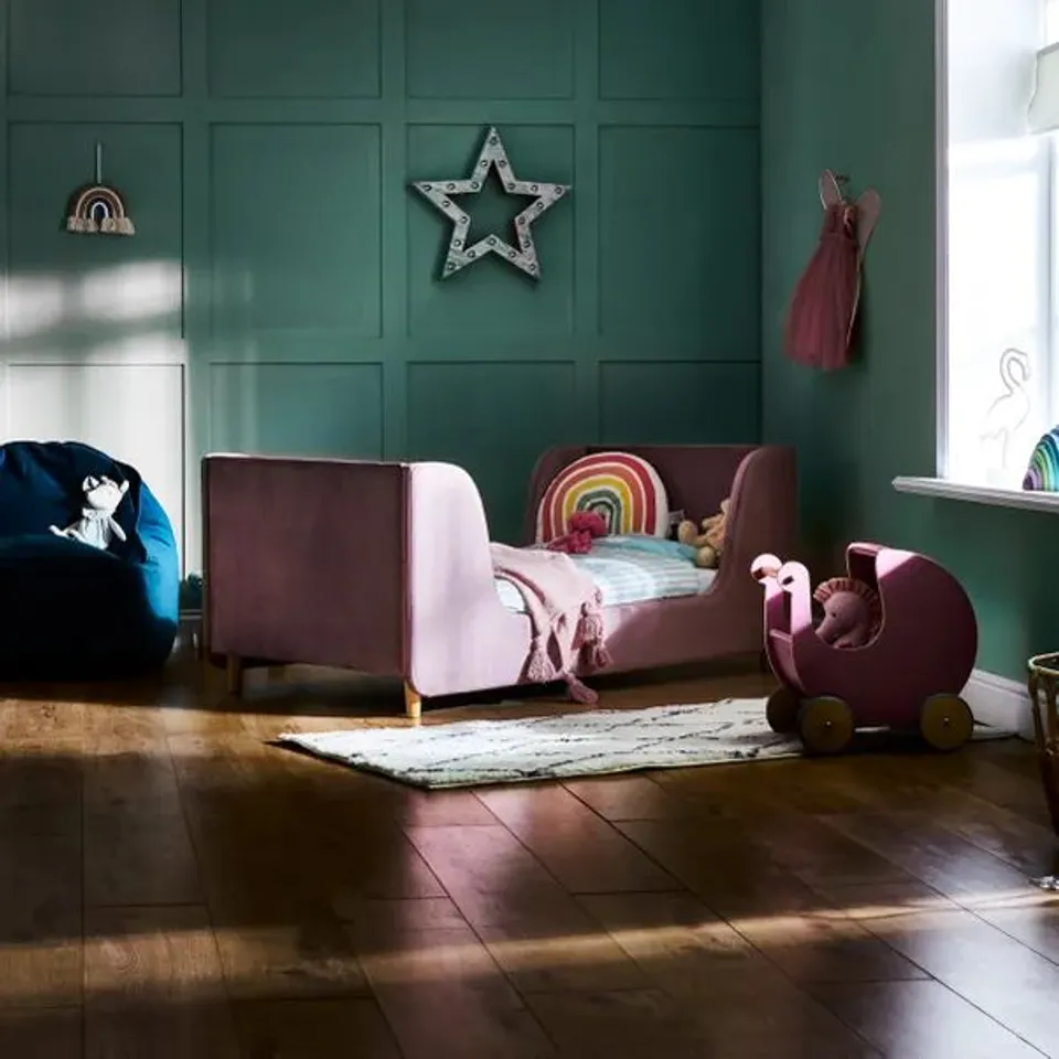 BOXED LUMI TODDLER BED - PINK (2 BOXES)