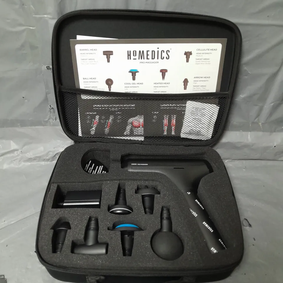 HOMEDICS PRO PHYSIO MASSAGE GUN RRP £300