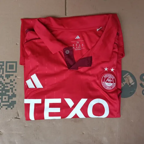 ADIDAS ABERDEEN FOOTBALL CLUB JERSEY IN RED SIZE 3XL