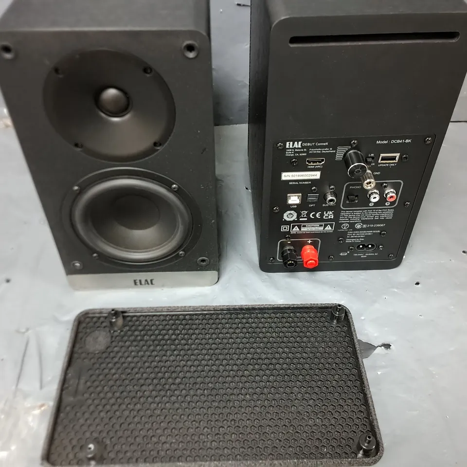 ELAC CONNEX DCB41 BLACK POWERED BLUETOOTH SPEAKERS