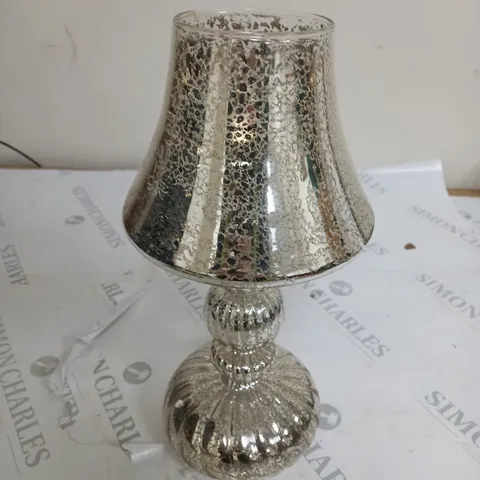 HOME REFLECTIONS PRE-LIT LED MERCURY GLASS LAMP IN GOLD