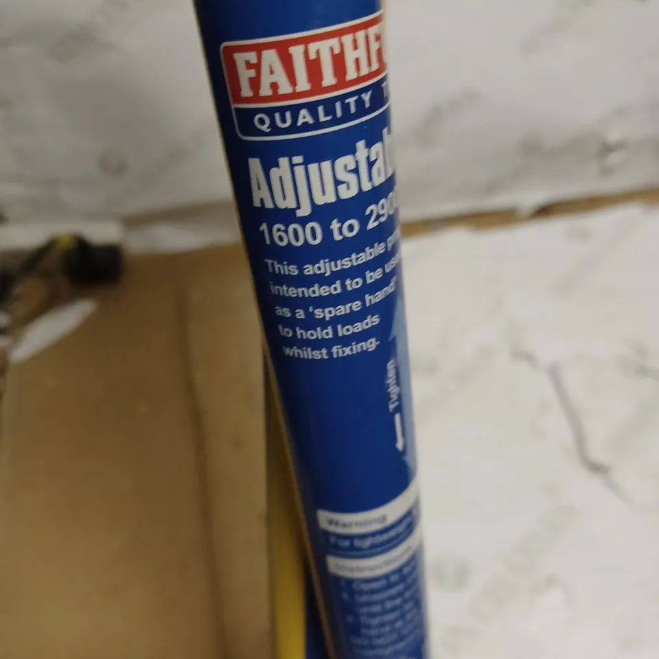 FAITHFULL QUALITY TOOLS ADJUSTABLE PROPS (1600-2900MM) - COLLECTION ONLY