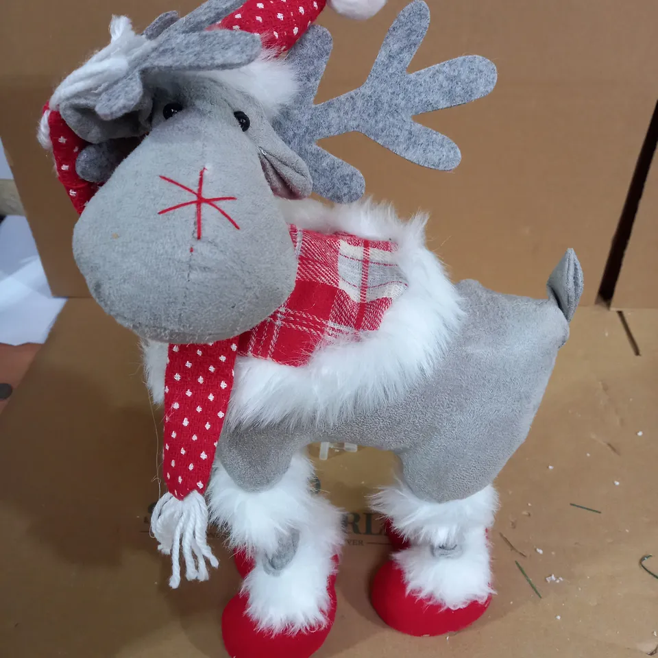 BOXED STANDING PLUSH DEER RRP £24.99