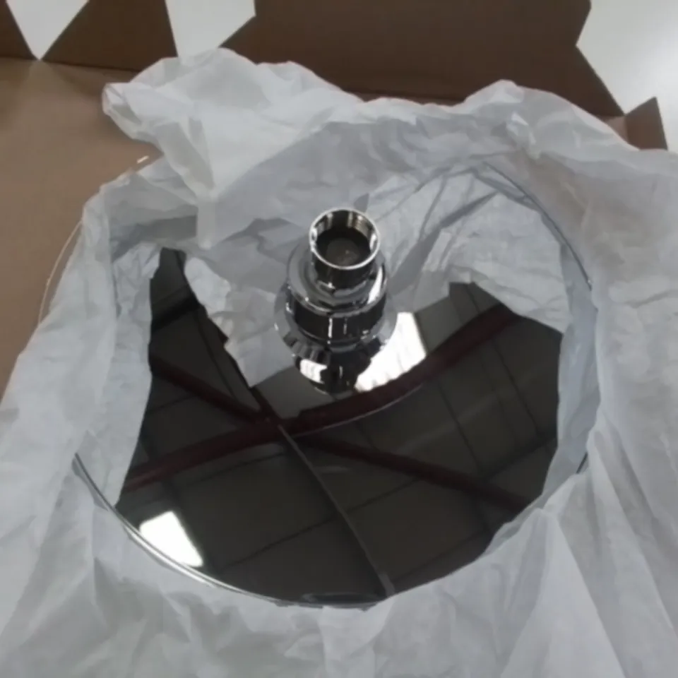 BOXED AS NEW CALYPSO LAURITO SHOWER ROSE 220CM ROUND IN CHROME