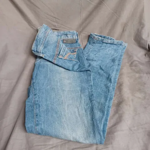 CALVIN KLEIN SKINNY JEANS IN BLUE DENIM SIZE W31 L34