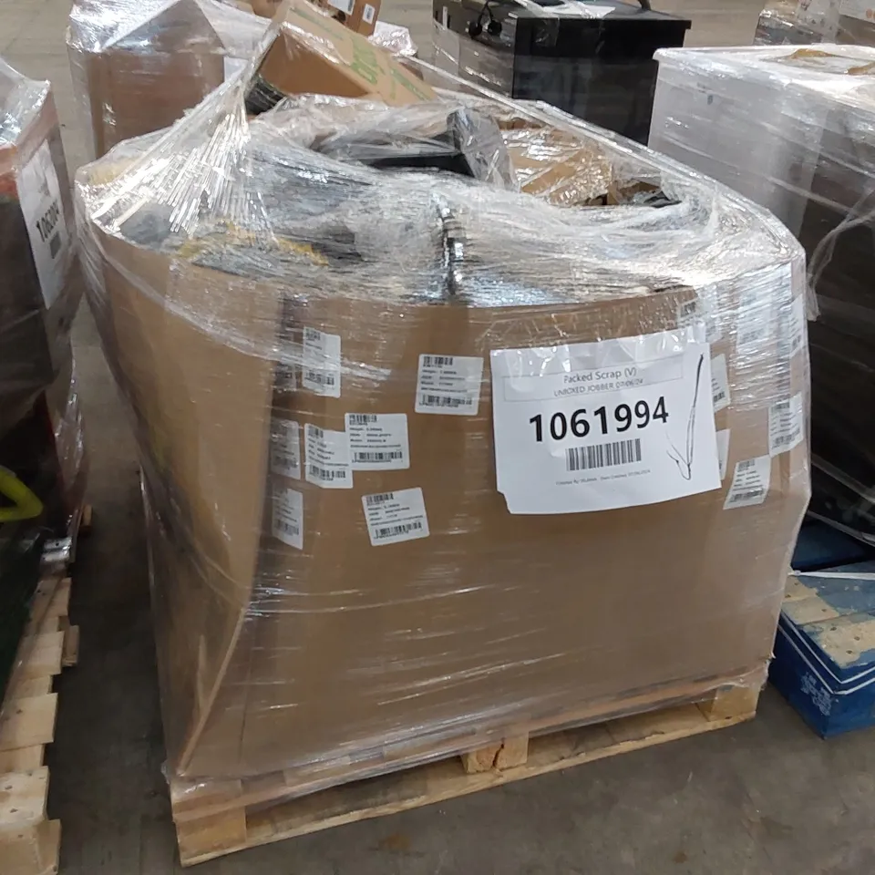 PALLET OF APPROXIMATELY 19 UNPROCESSED RAW RETURN HOUSEHOLD AND ELECTRICAL GOODS TO INCLUDE;
