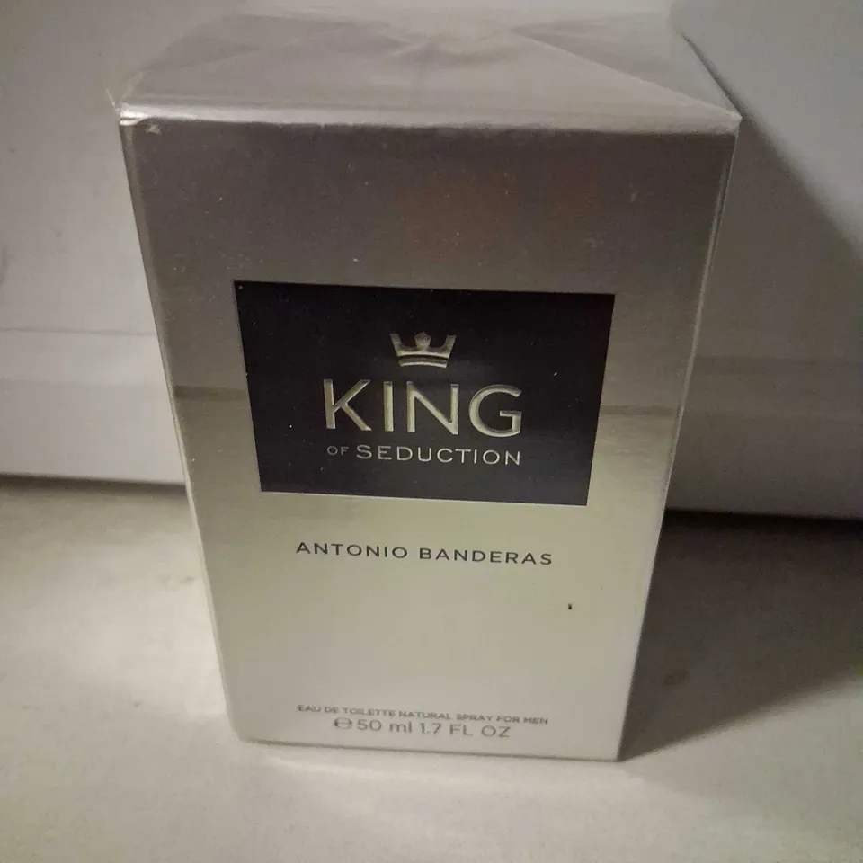 BOXED AND SEALED KING OF SEDUCTION ANTONIO BANDERAS EAU DE TOILETTE 50ML