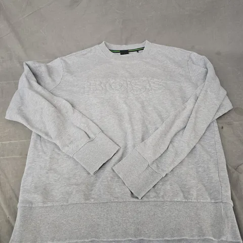 HUGO BOSS GREY SWEATSHIRT – MEN’S UK L