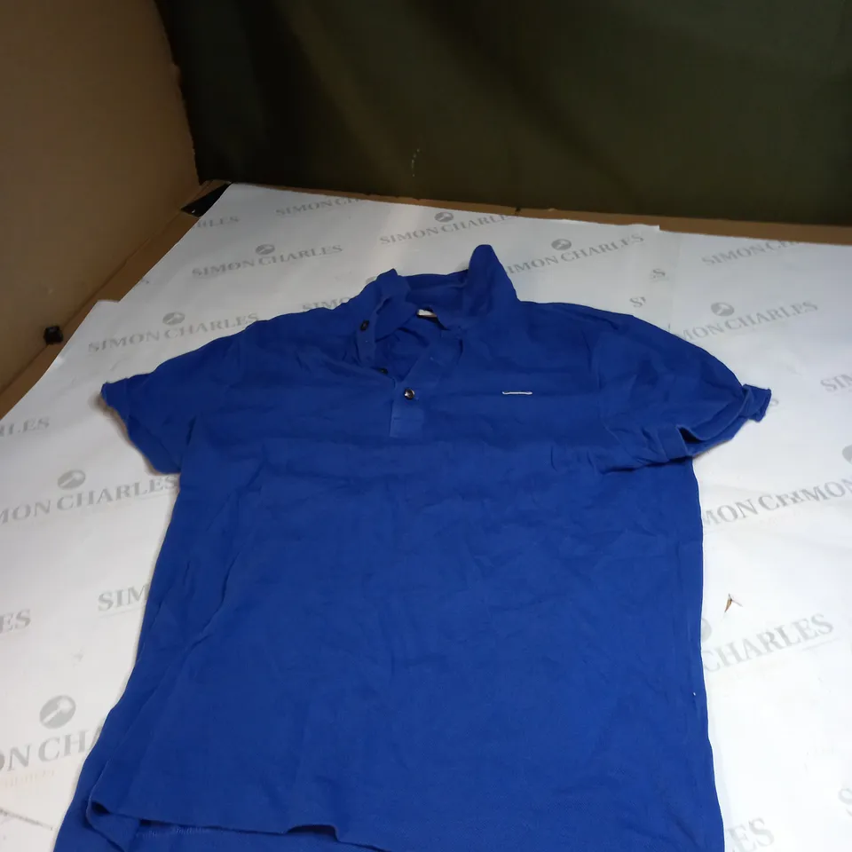 BLUE LACOSTE POLO SHIRT SIZE 6 