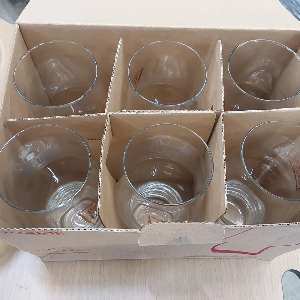 PALLET OF APPROXIMATELY 1980 BRAND NEW BOXED GOLD BIER CLUB CRAFT MASTER ONE 380ML BEER GLASSES