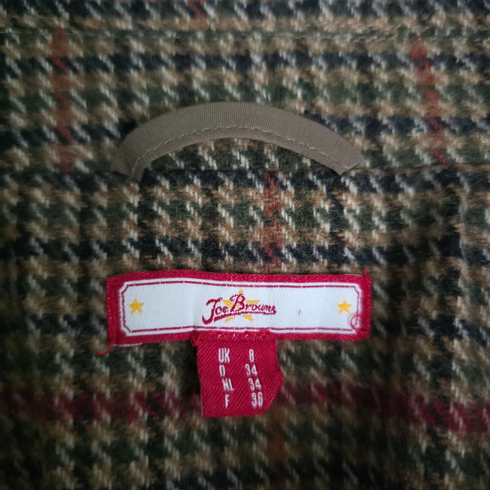 JOE BROWNS TWEED CHECK BLAZER – UK 8