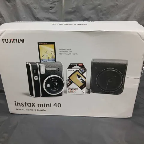 BOXED FUJIFILM INSTAX MINI 40 INSTANT CAMERA