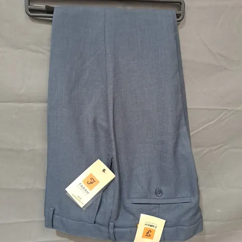 FARAH CLASSIC TROUSER IN STORM GREY SIZE 40/31