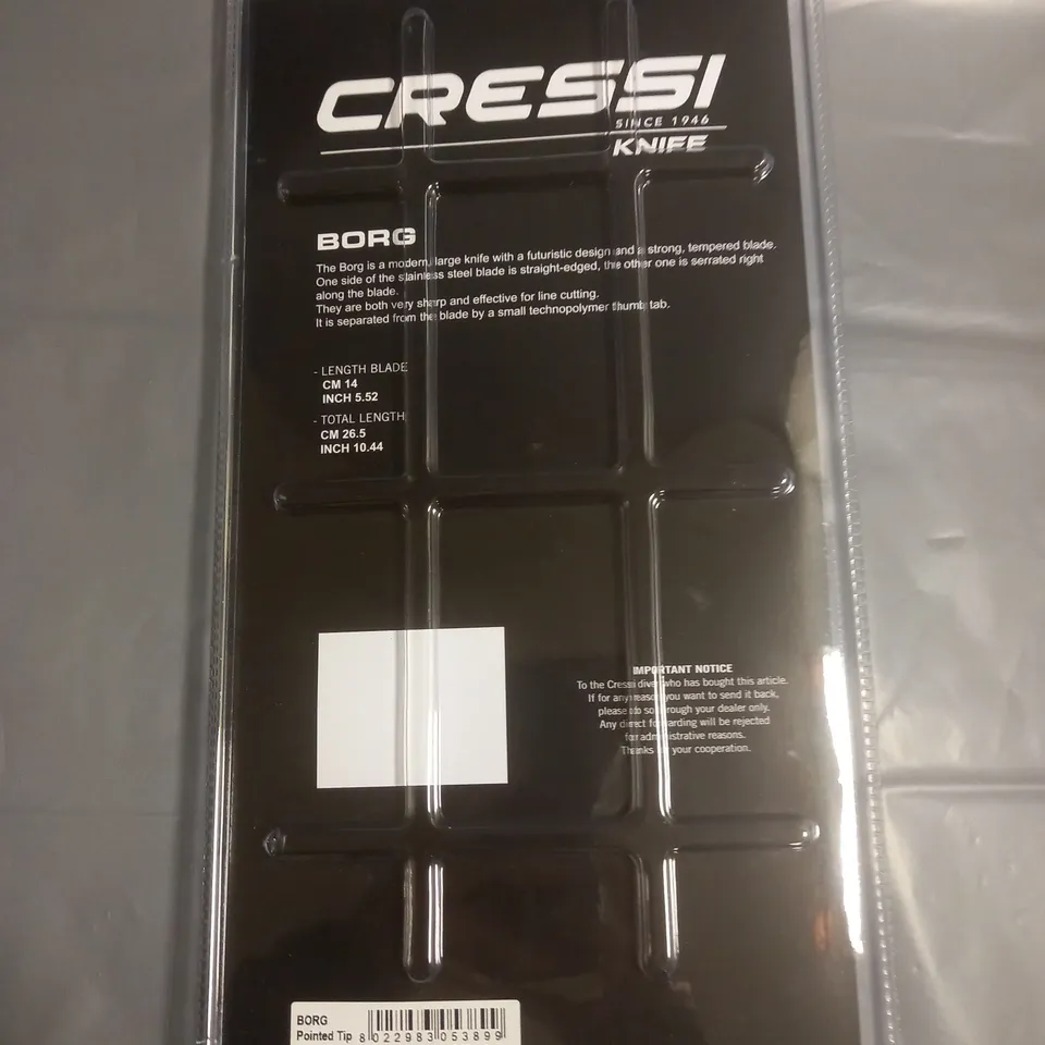 CRESSI BORG DIVING KNIFE