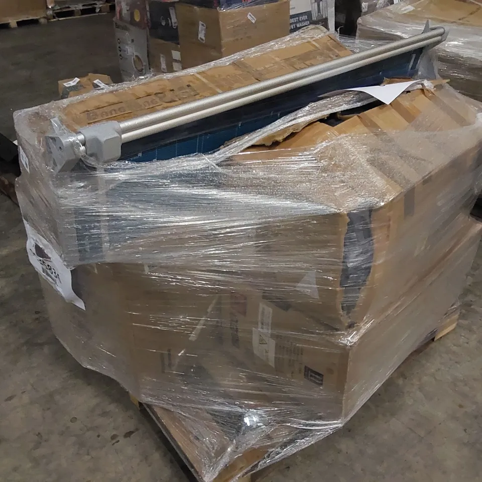 PALLET OF APPROXIMATELY 6 UNPROCESSED RAW RETURN HOUSEHOLD AND ELECTRICAL GOODS TO INCLUDE;