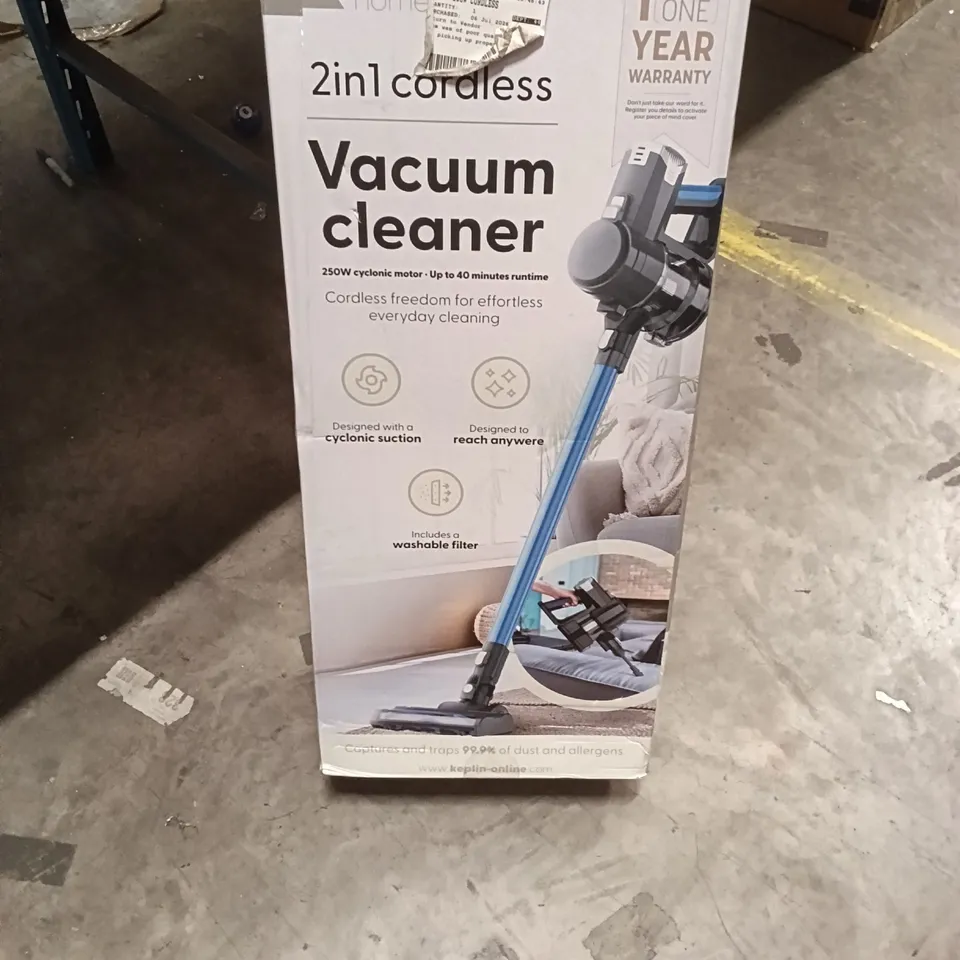BOXED KEPLIN 2IN1 CORDLESS VACUUM CLEANER