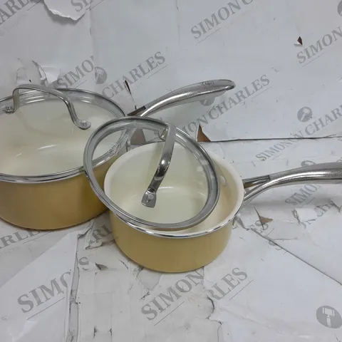 SAUCE PAN ANS LID SET OF 2