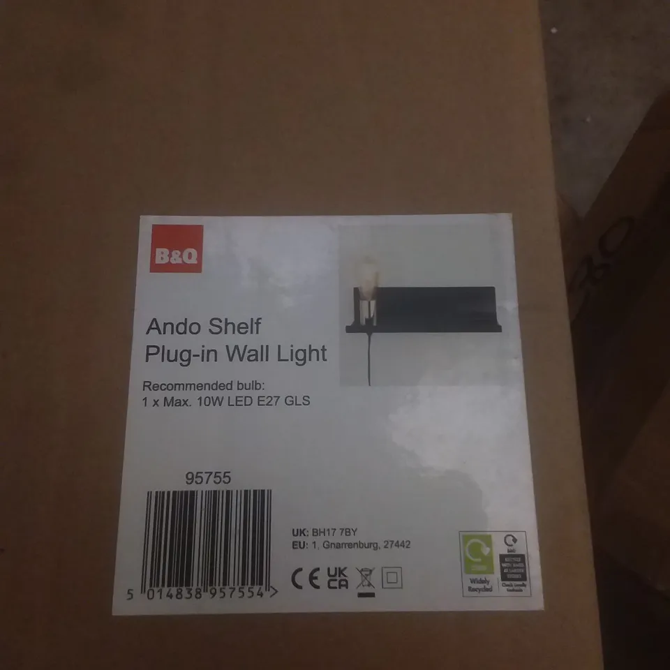 X3 ANDO SHELF PLUG-IN WALL LIGHT 10W LED