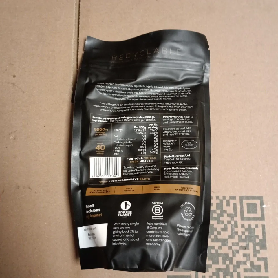 ANCIENT + BRAVE TRUE COLLAGEN – 200 G (GRASS-FED BOVINE)