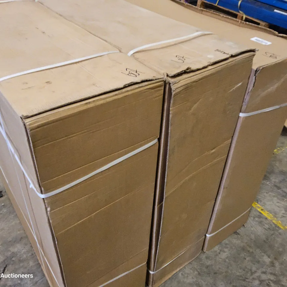 THREE BOXES OF AQUADRY LINEAR CONCEPT RAISED SHOWER TRAY KIT PARTS