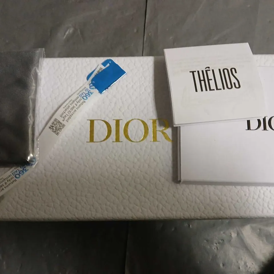 BOXED CHRISTIAN DIOR BLACK FRAMED GLASSES