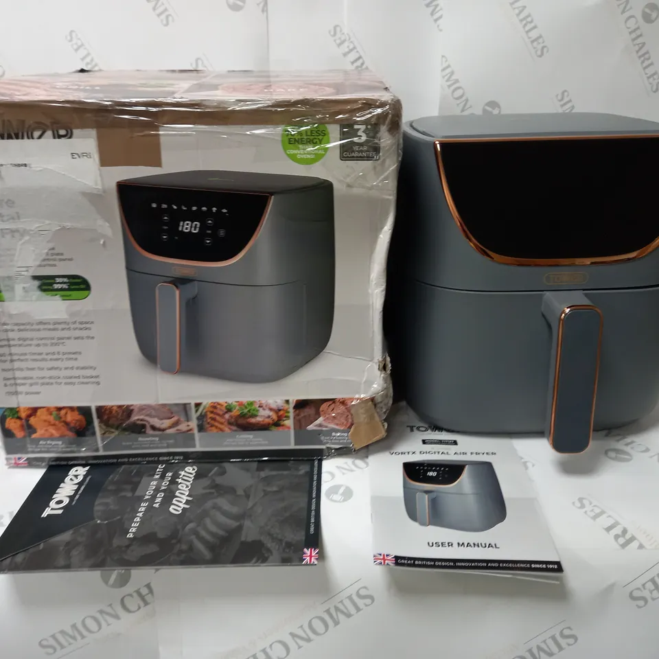 BOXED TOWER VORTX 6 LITRE DIGITAL AIR FRYER