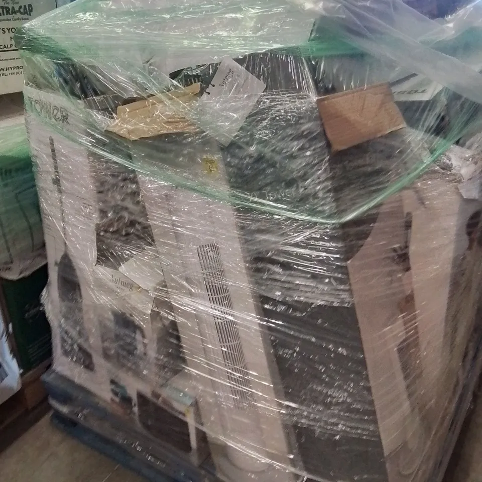 PALLET CONTAINING A LARGE QUANTITY OF ELECTRICAL PRODUCTS TO INCLUDE;AIR FRYER,VACUUM CLEANER,STEAM CLEANER,TOWER FAM,TOASTER,KETTLE 