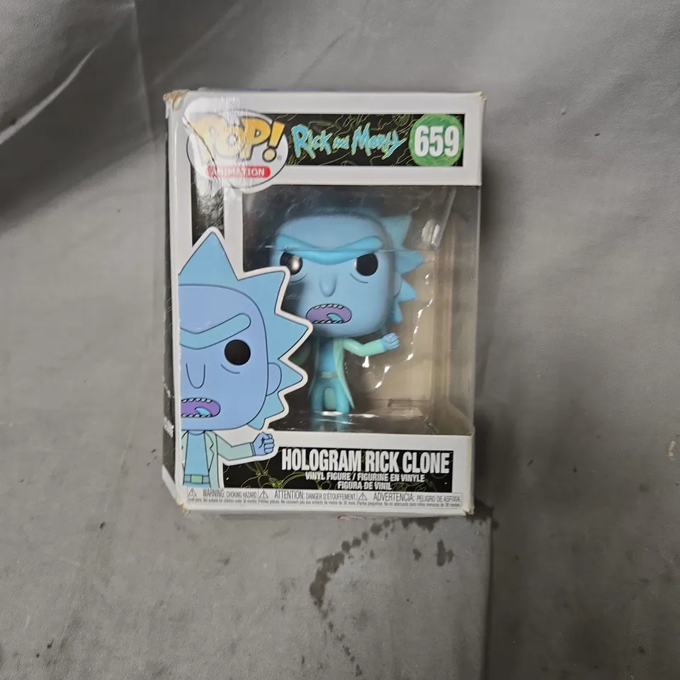 FUNKO POP! ANIMATION RICK AND MORTY – HOLOGRAM RICK CLONE 