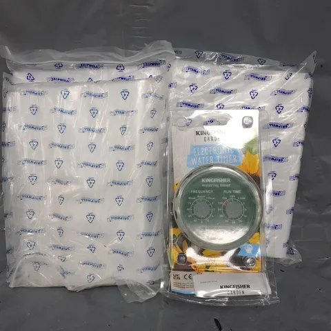 BOX OF APPROXIMATELY 10 ASSORTED HOUSEHOLD ITEMS TO INCLUDE KINGFISHER GARDEN ELECTRONIC WATER TIMER, ETC - COLLECTION ONLY