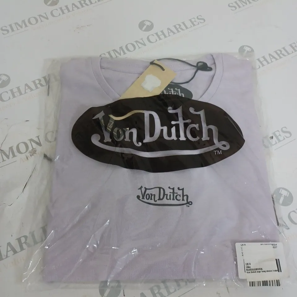 VON DUTCH OVERSIZED T-SHIRT SIZE 8
