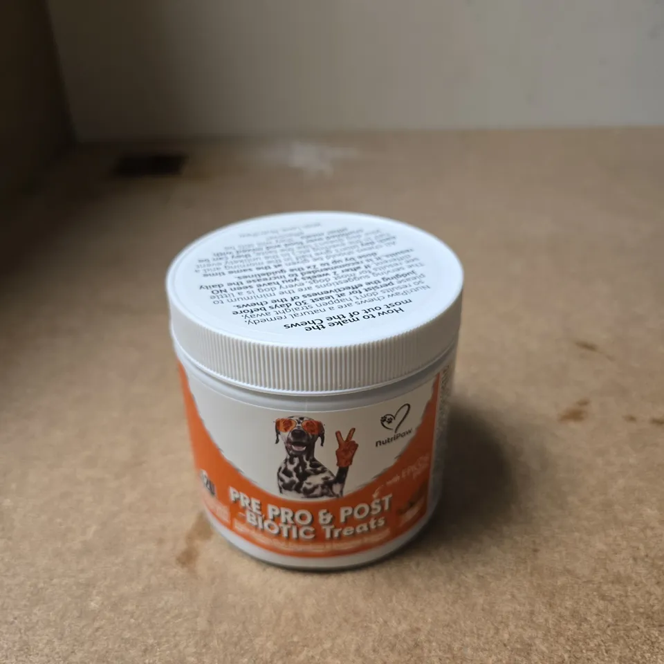 DOG PROBIOTIC TREATS JAR – PREBIOTIC, PROBIOTIC & POSTBIOTIC - BB 2028