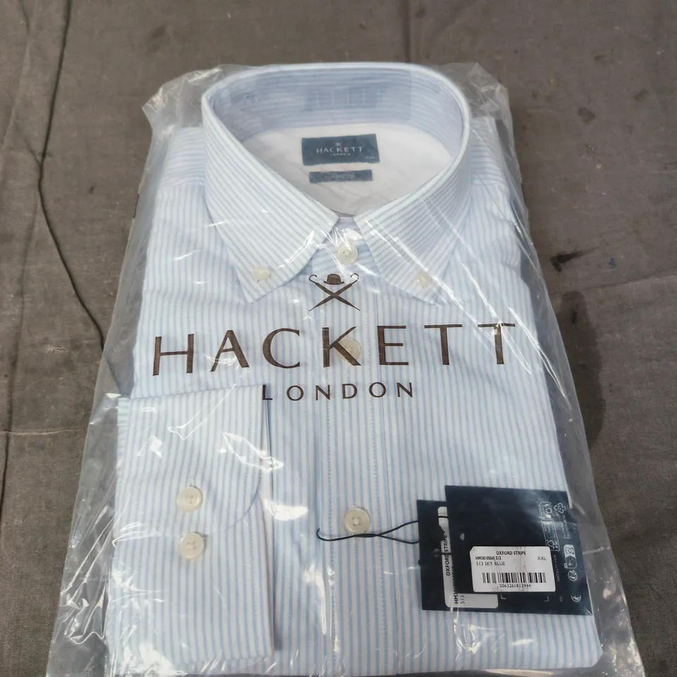 HACKETT LONDON OXFORD STRIPE SHIRT – MEN'S SHIRT - SIZE XXL
