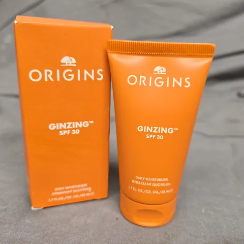 BOXED ORIGINS GINZING SPF30 DAILY MOISTURISER 50ML