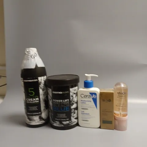 LOT OF APPROXIMATELY 20 COSMETICS ITEMS TO INCLUDE SHAMPOO , NIGHT OIL AND SERUM