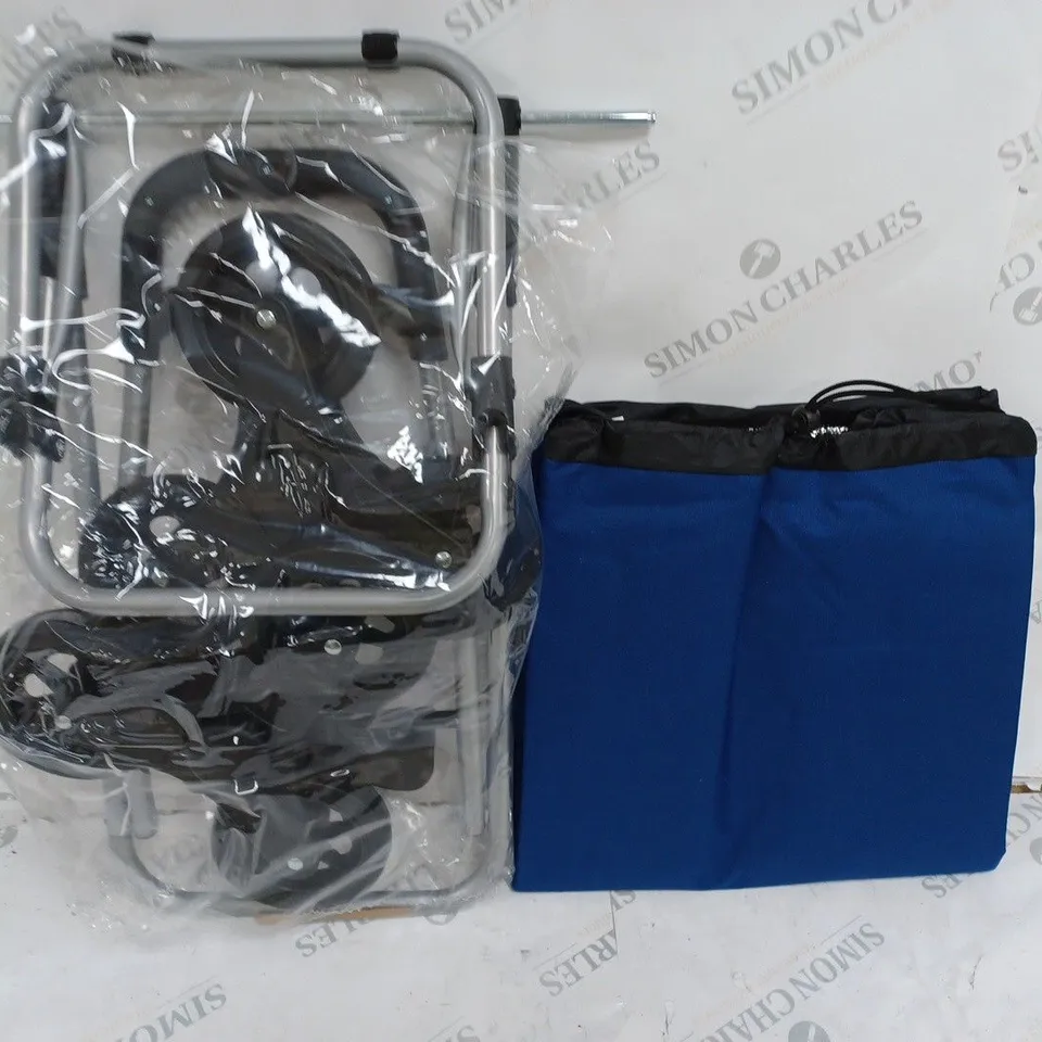 LOCK 'N LOCK INSULATED SHOPPING TROLLEY CART, NAVY