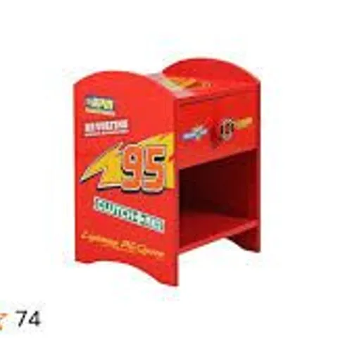 DISNEY CARS LIGHTNING MCQUEEN BEDSIDE TABLE