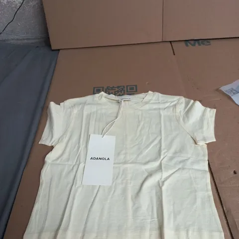 SLUG LOUNGE BABY TEE - BUTTER CREAM XS (ADANOLA)