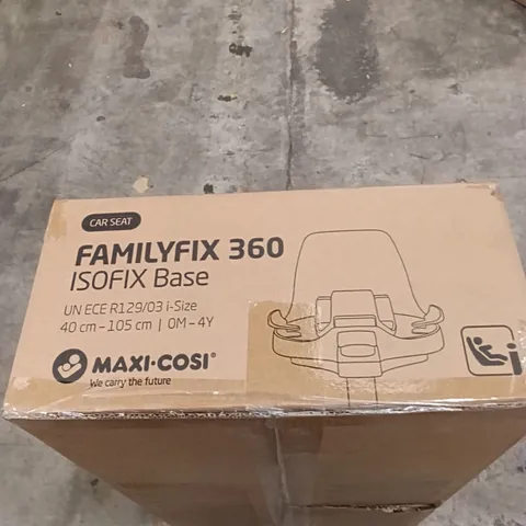 BOXED CAR SEAT - FAMILY FIX 360 - ISOFIX BASE 