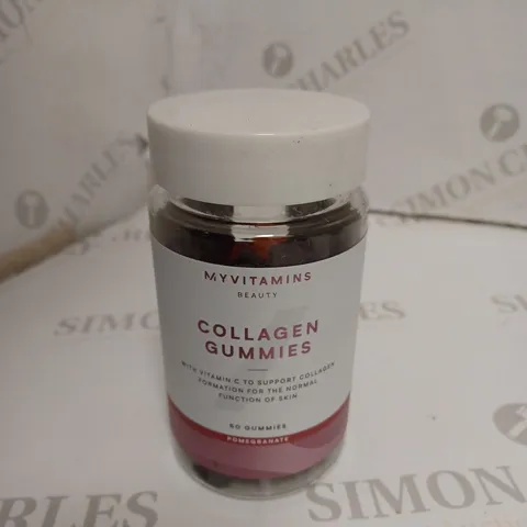 MYVITAMINS BEAUTY COLLAGEN GUMMIES - POMEGRANATE 