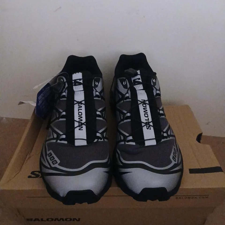 SALOMON XT-6 NOCTURNE VISION TRAIL RUNNING SHOES – UK 6 (EU 39.5), GREY/BLACK